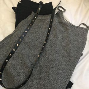 Outfit-Torrid Jeans and belt and Bozzolo tank